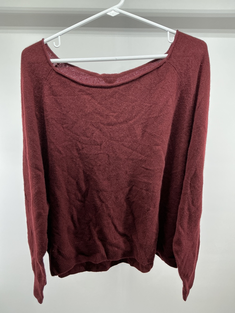 Mongolian Cashmere Boatneck Sweater - Picture 1 of 3